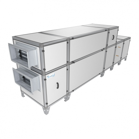 Приточно-вытяжная установка Breezart 3700 Lux RP-BC F PB ET15-380 с фреоновым охладителем
