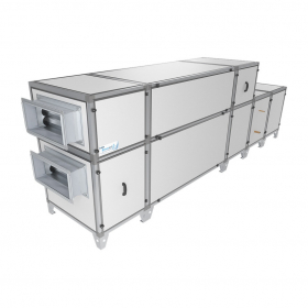 Приточно-вытяжная установка Breezart 8000 Lux RP F PB ET22,5-380 с фреоновым охладителем